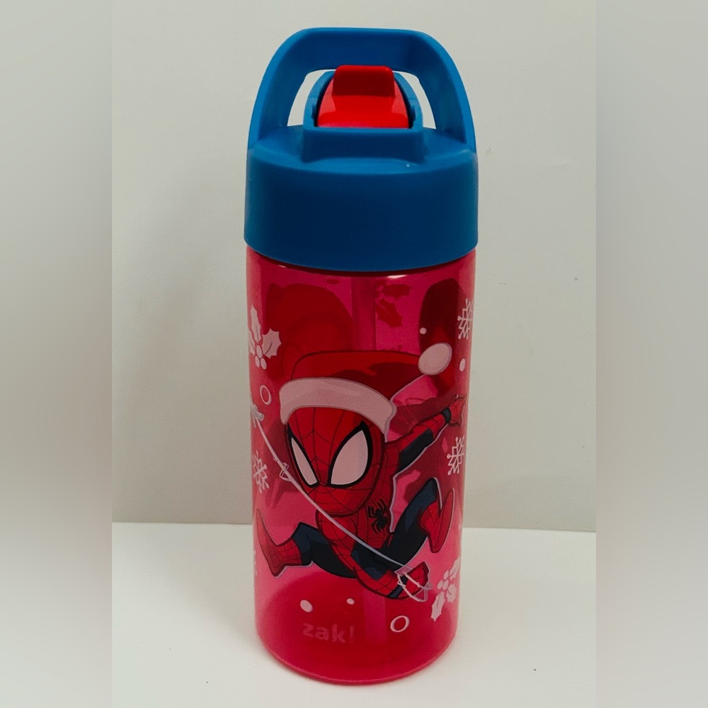 NEW!! Disney Marvel Spidey And Friends Holiday Water Bottle By ZAK!-16oz (NWT)
